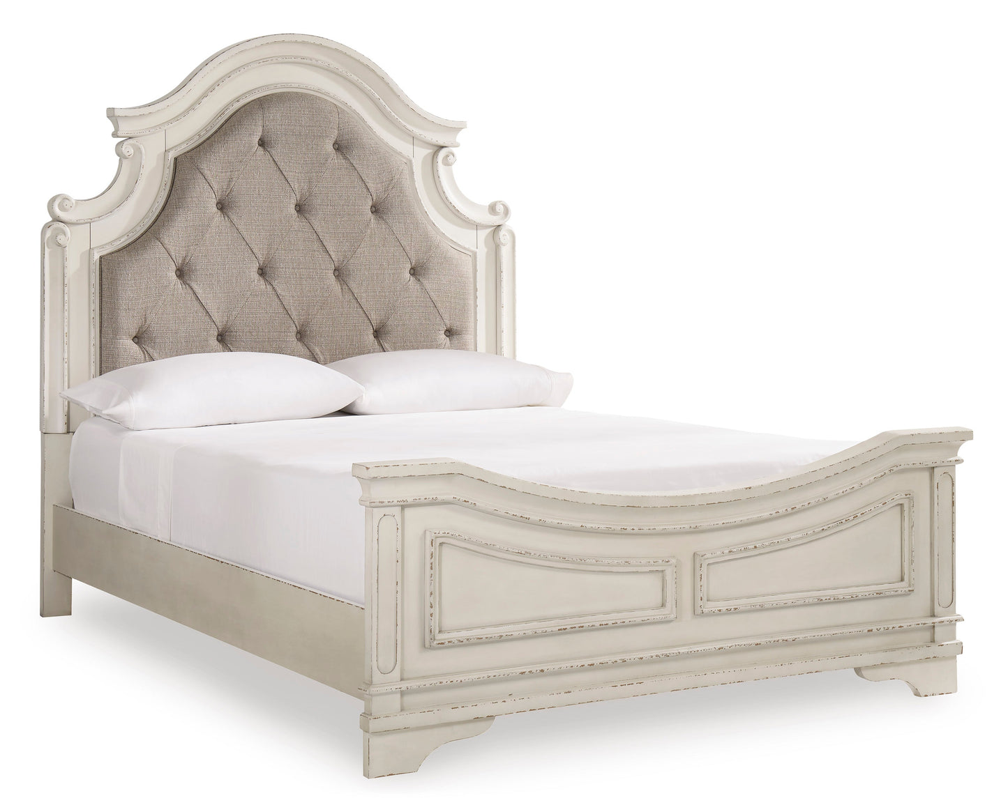 Realyn Queen Upholstered Panel Bed