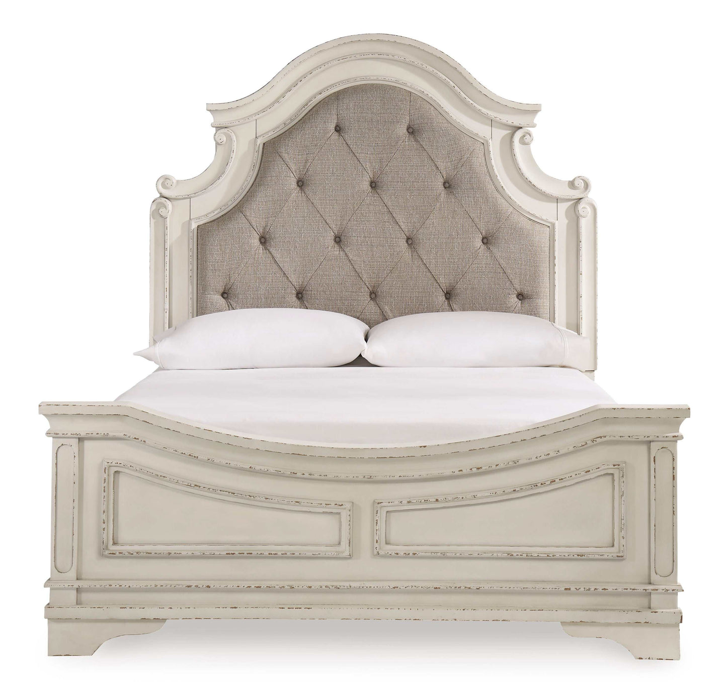 Realyn Queen Upholstered Panel Bed