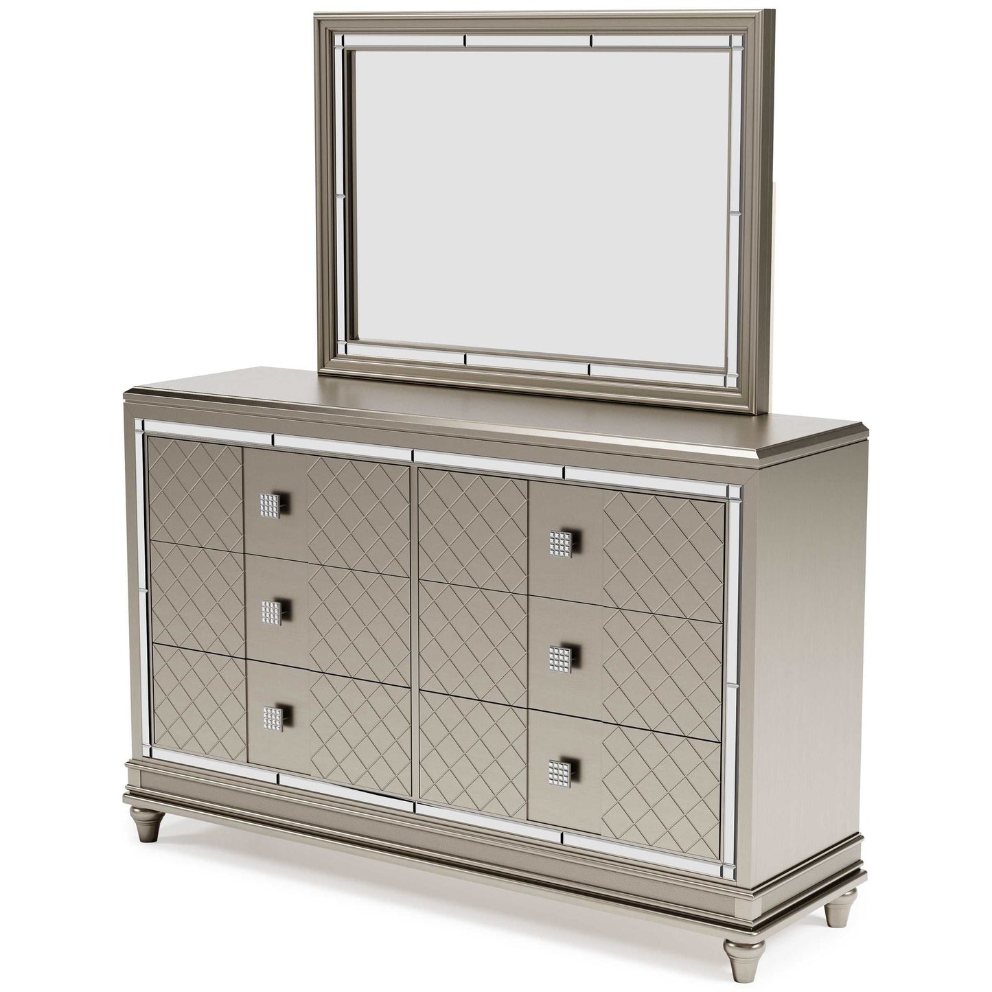 Chevanna Platinum Dresser & Mirror