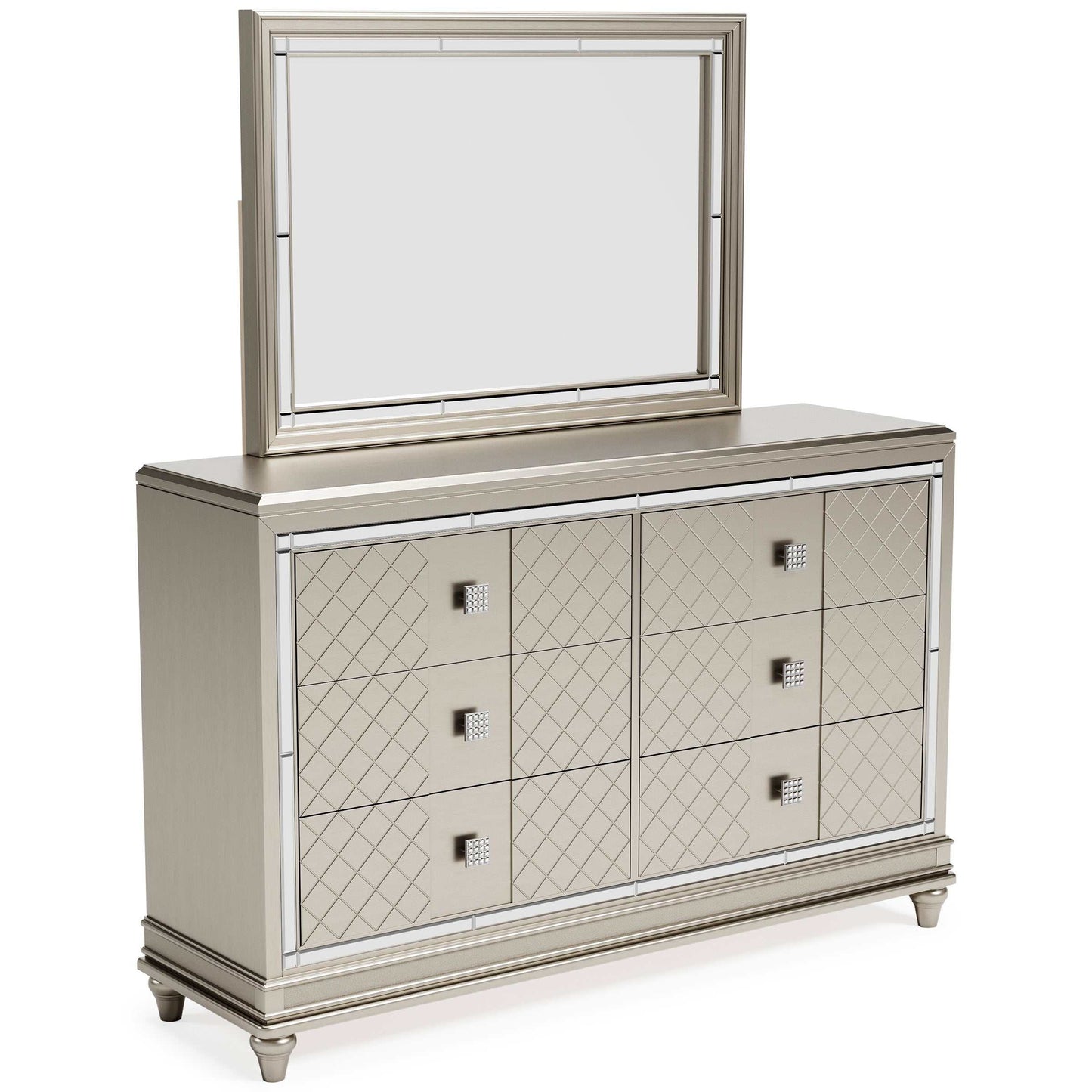 Chevanna Platinum Dresser & Mirror