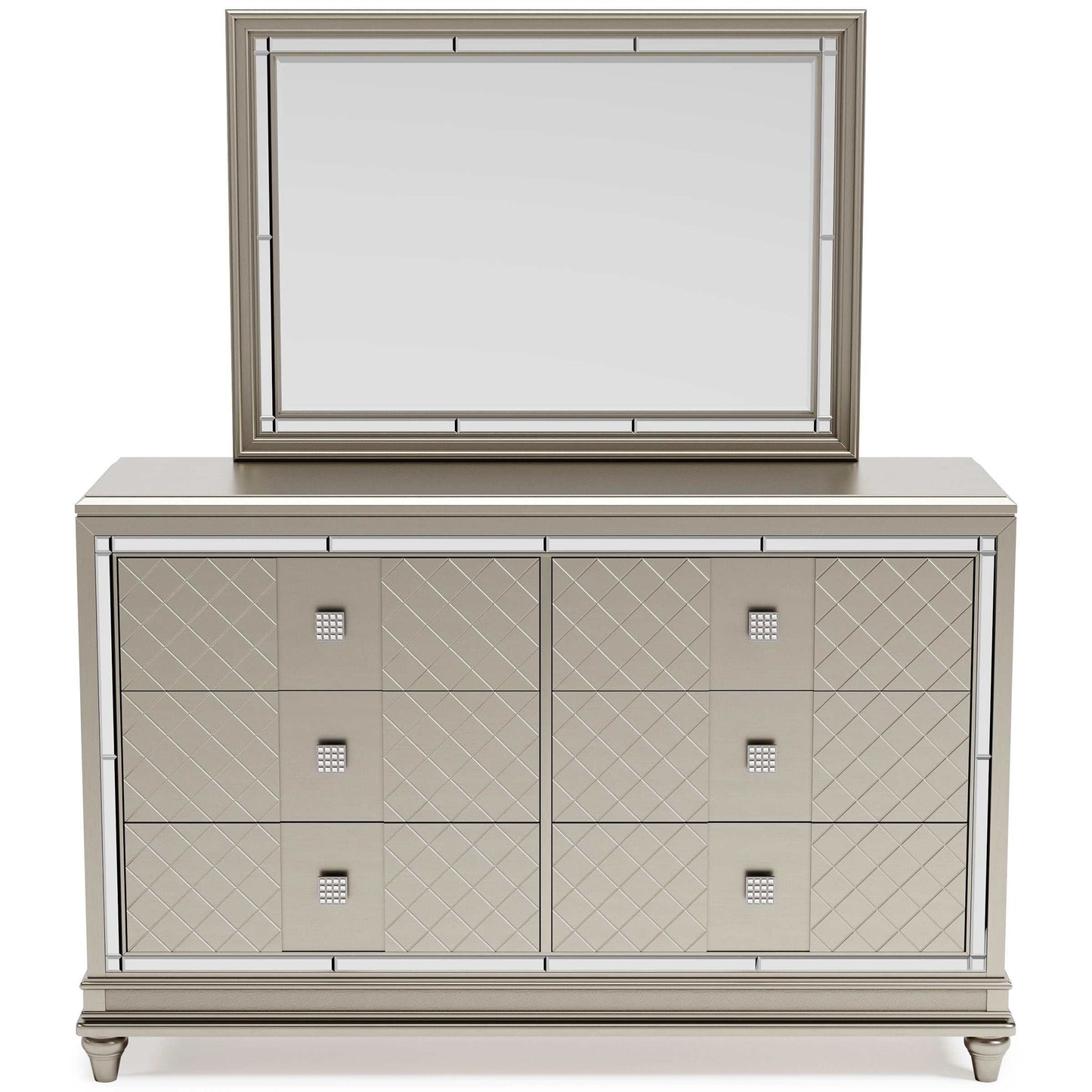 Chevanna Platinum Dresser & Mirror