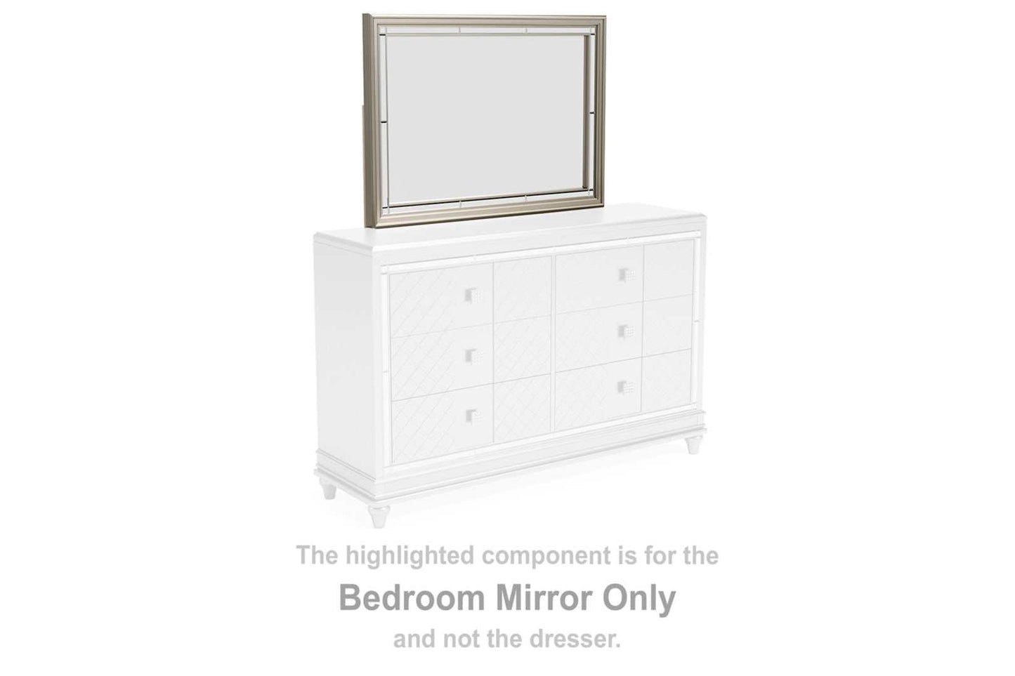 Chevanna Platinum Bedroom Mirror