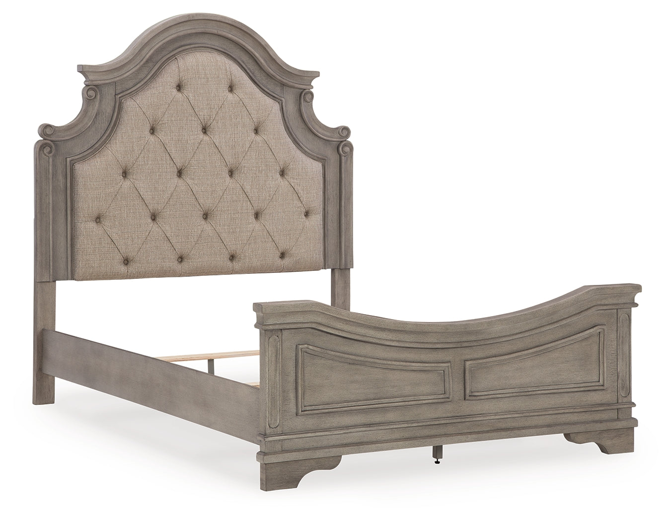 Lodenbay Antique Gray Queen Panel Bed