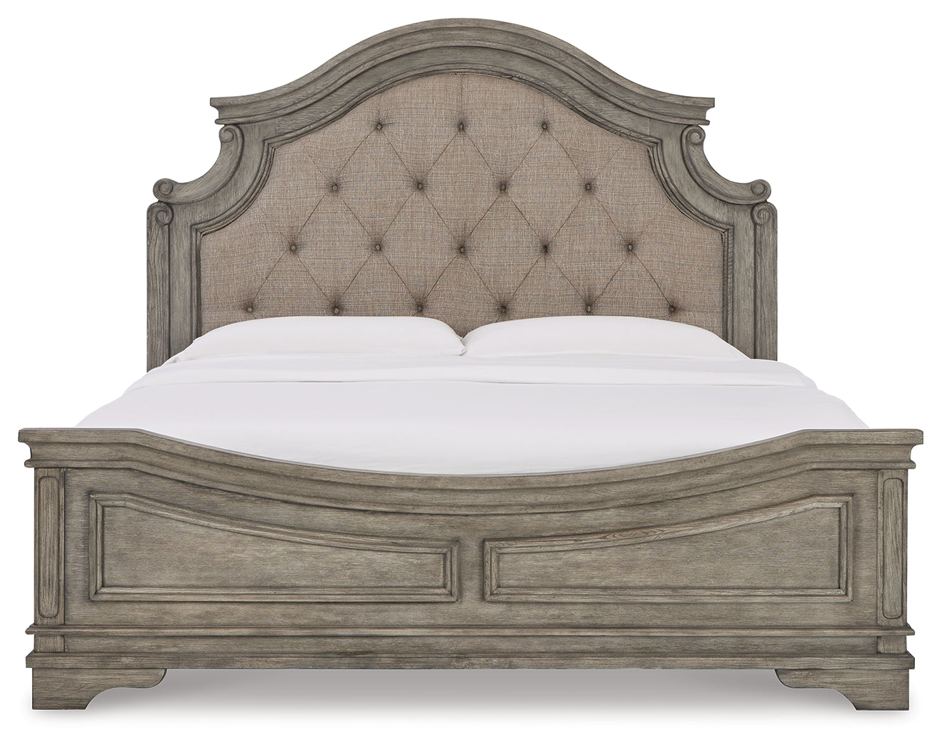 Lodenbay Antique Gray King Panel Bed