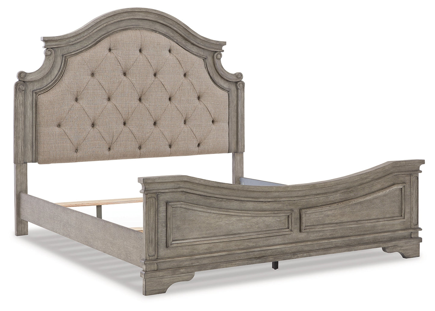 Lodenbay Antique Gray King Panel Bed