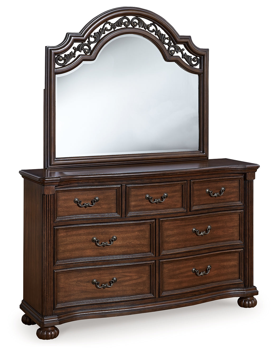 Lavinton Brown Dresser and Mirror