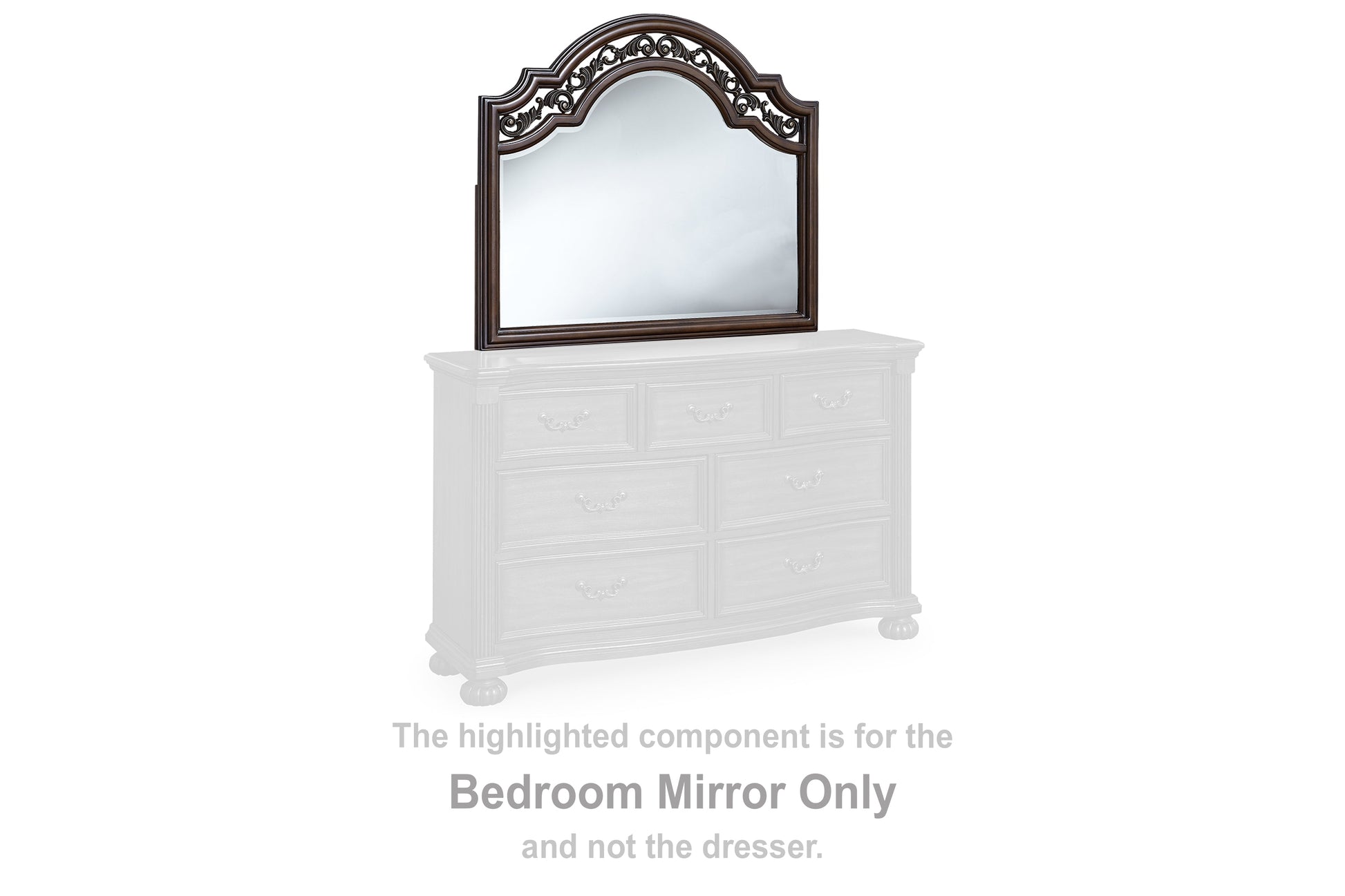 Lavinton Brown Bedroom Mirror - Ornate Home