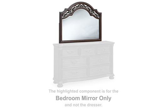 Lavinton Brown Bedroom Mirror - Ornate Home