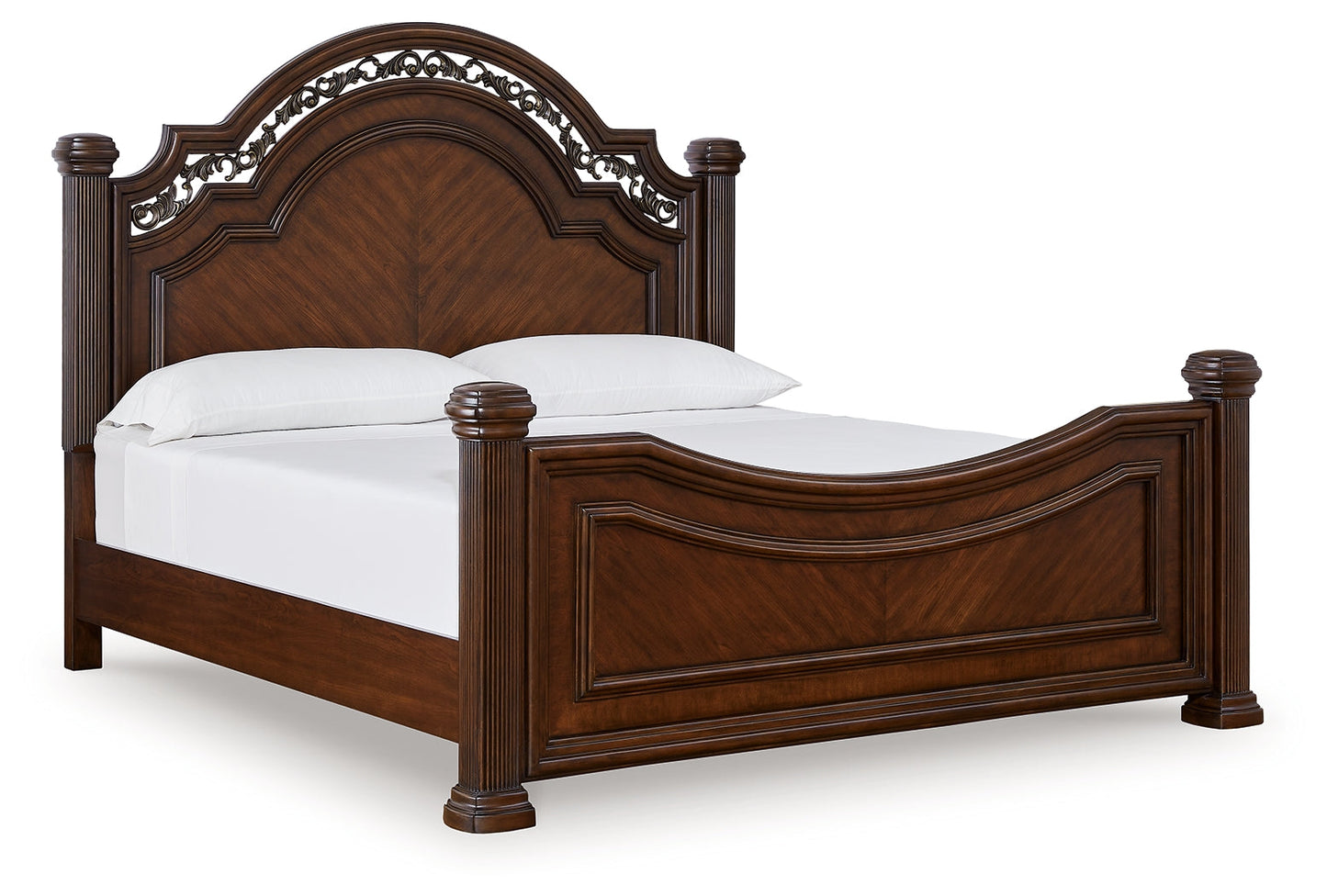 Lavinton Brown King Poster Bed