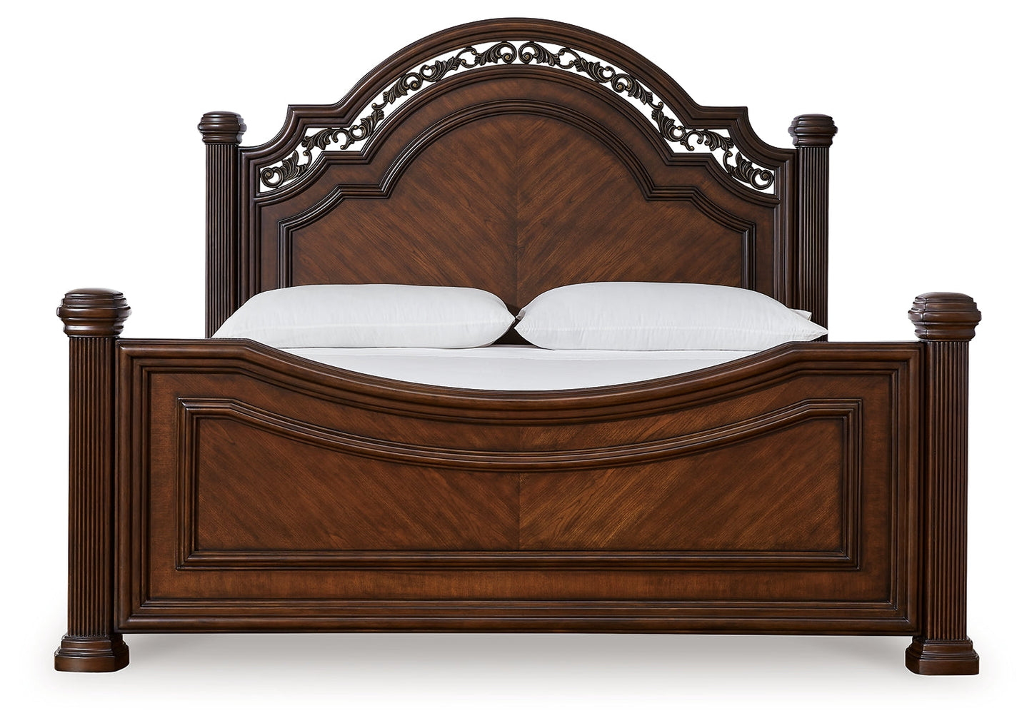 Lavinton Brown Queen Poster Bed