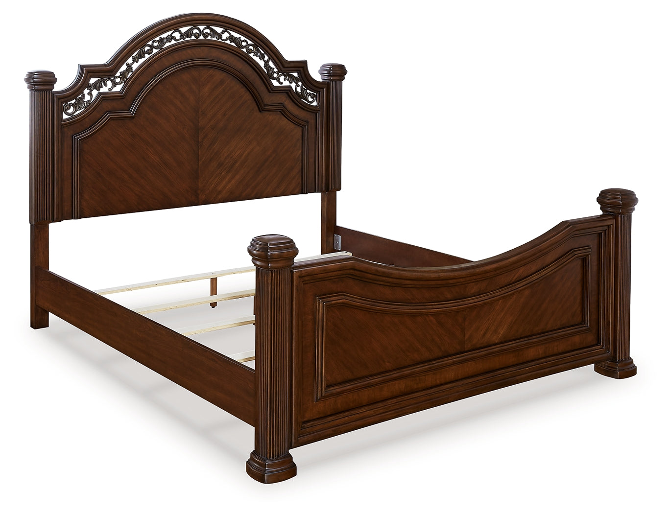 Lavinton Brown California King Poster Bed