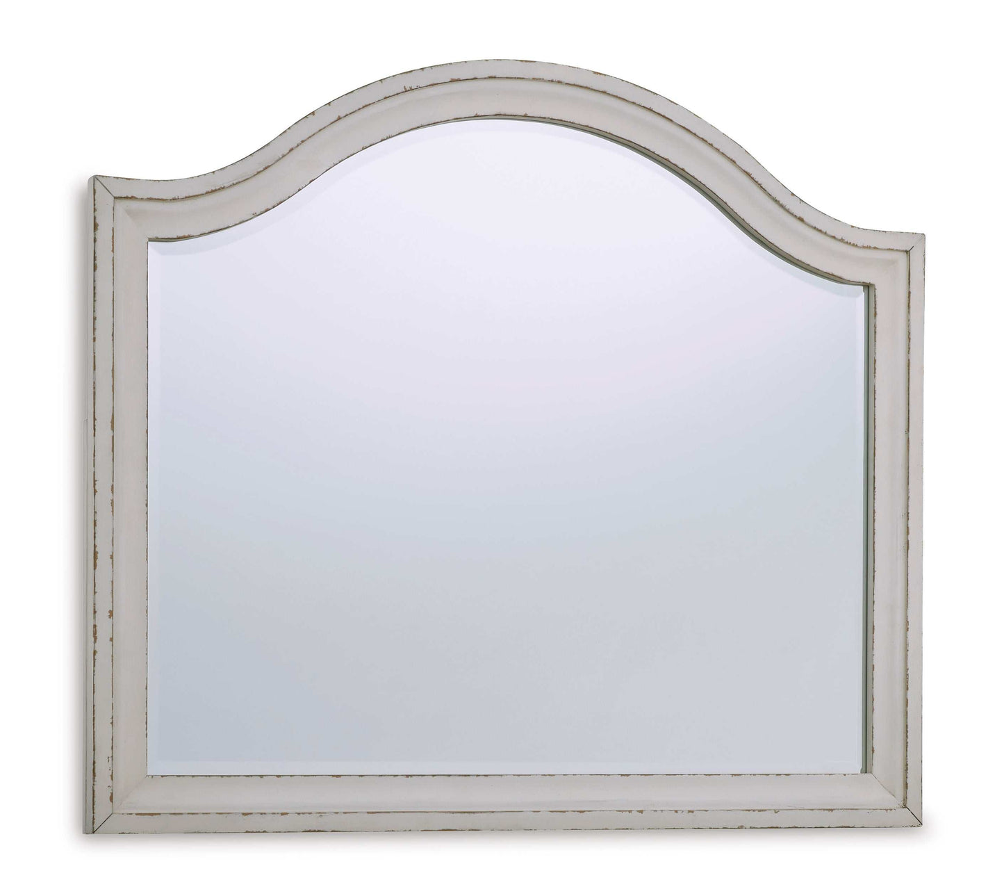 Brollyn Chipped White Bedroom Mirror