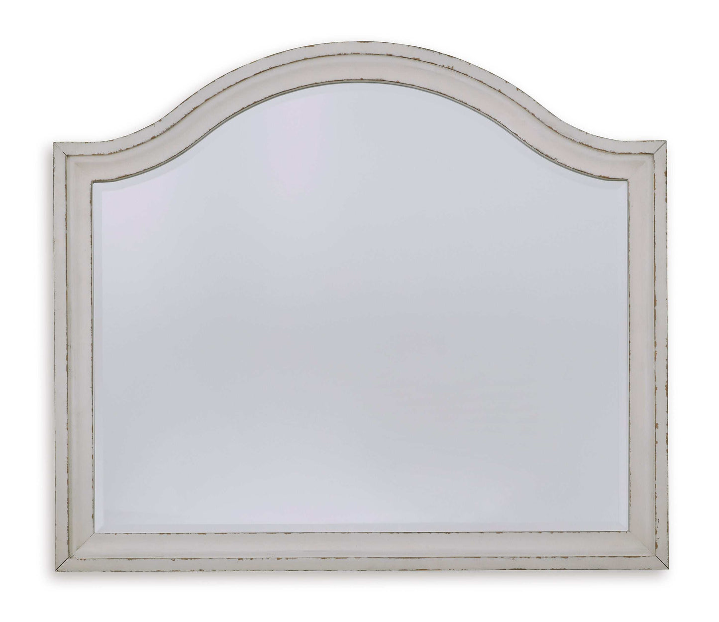 Brollyn Chipped White Bedroom Mirror