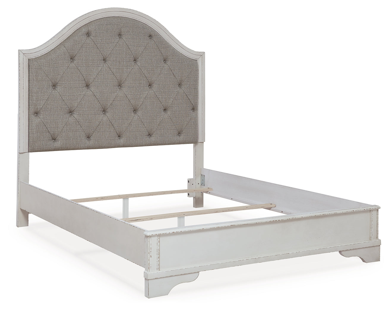 Brollyn Two-tone Queen Upholstered Panel Bed