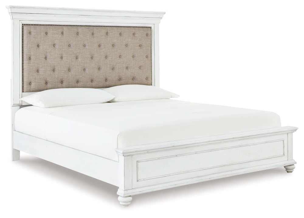 Kanwyn Queen Panel Bed w/ Uph. HB