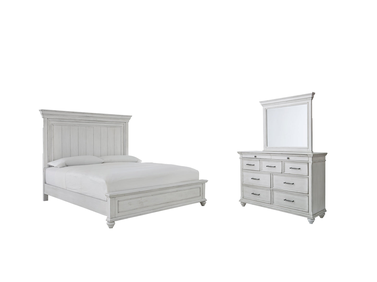 Kanwyn King Panel Bedroom Set with Dresser and Mirror