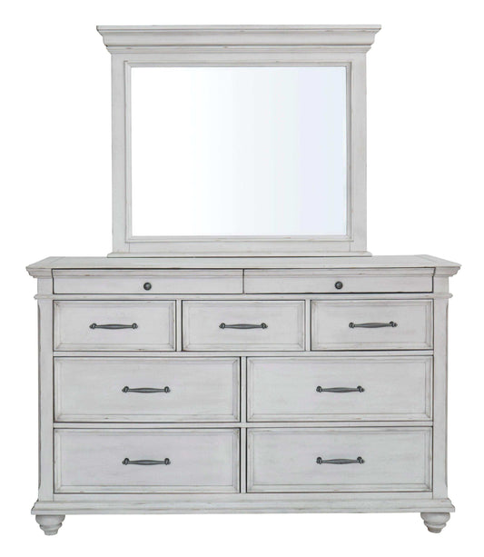Kanwyn Whitewash Dresser & Mirror