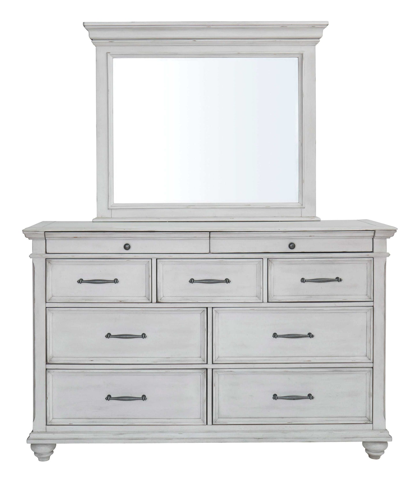 Kanwyn Whitewash Queen Bedroom Set / 3pc