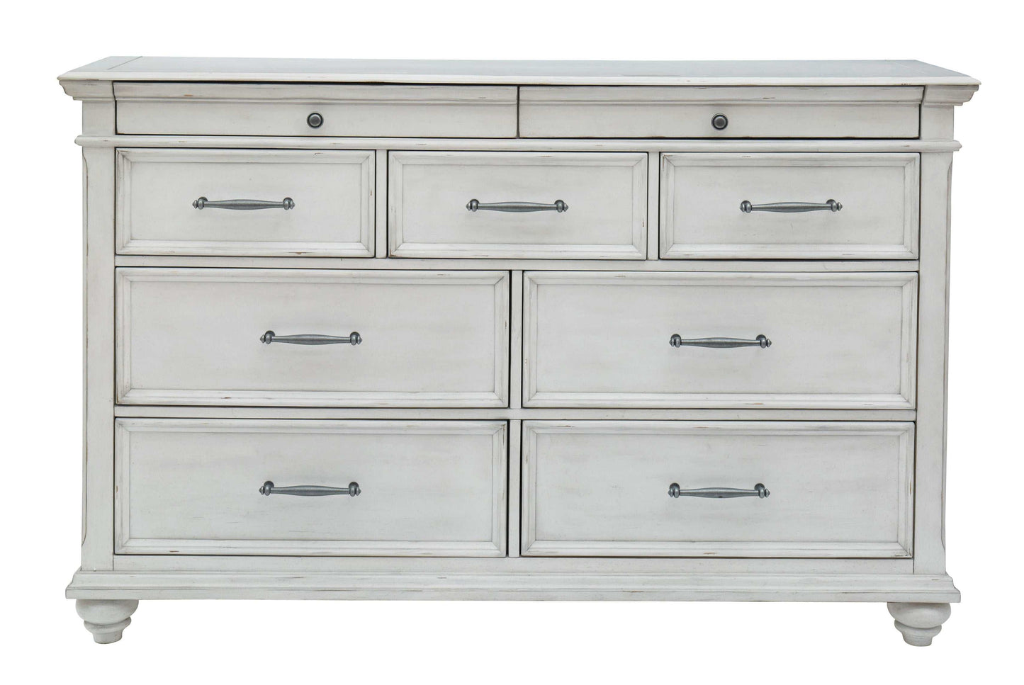 Kanwyn Whitewash Cal. King Bedroom Set / 3pc