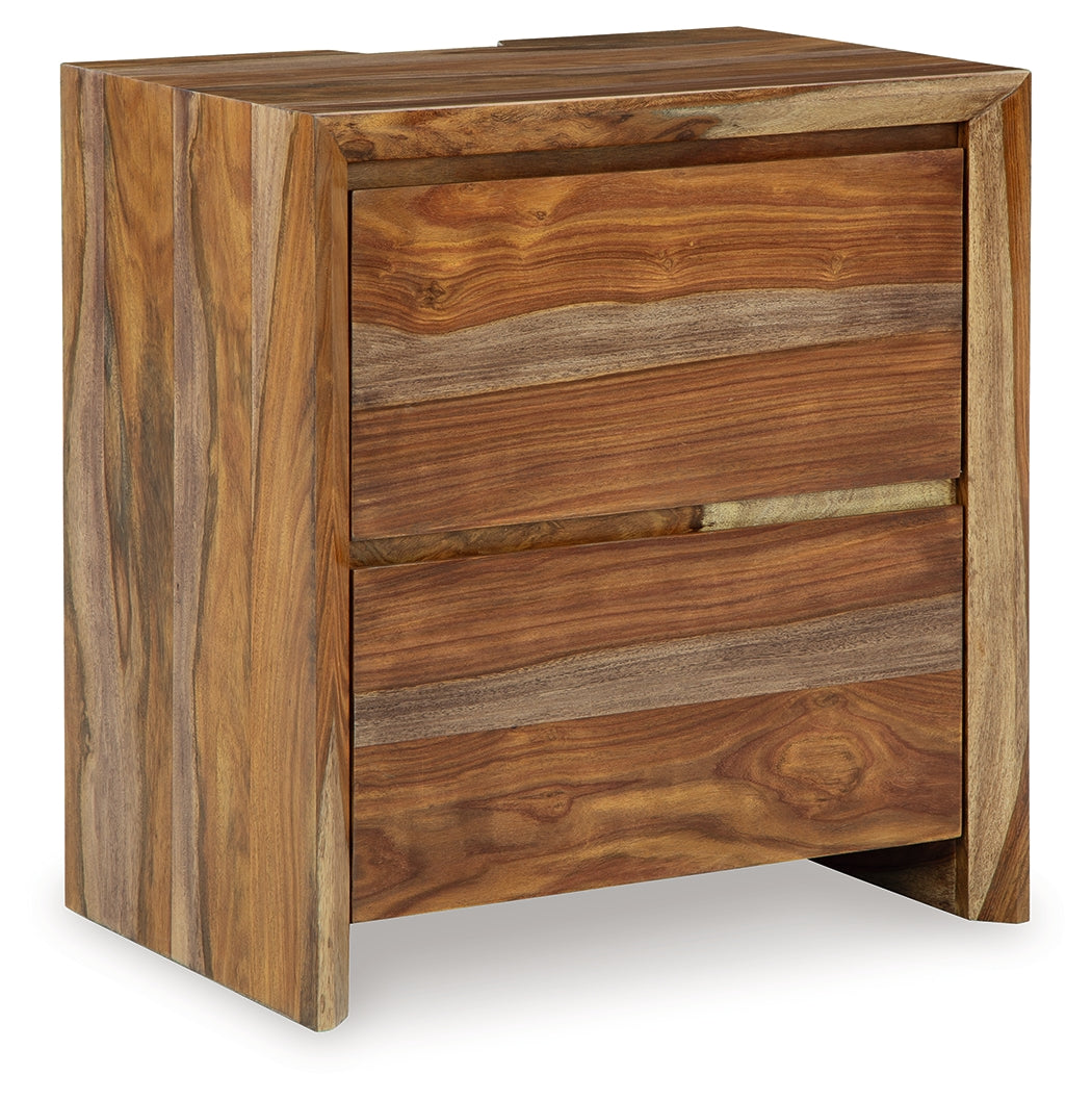 Dressoni 24" 2 Drawer Charging Nightstand