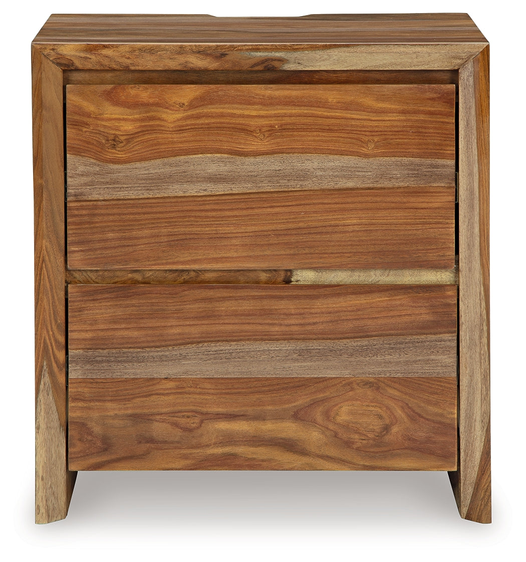Dressoni 24" 2 Drawer Charging Nightstand