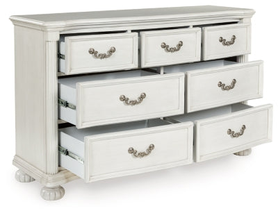 Montelaine Antique White Dresser - Ornate Home