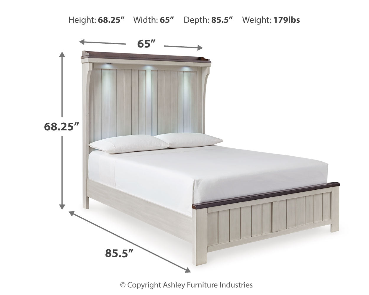 Darborn Queen Panel Bedroom Set with Dresser and Mirror