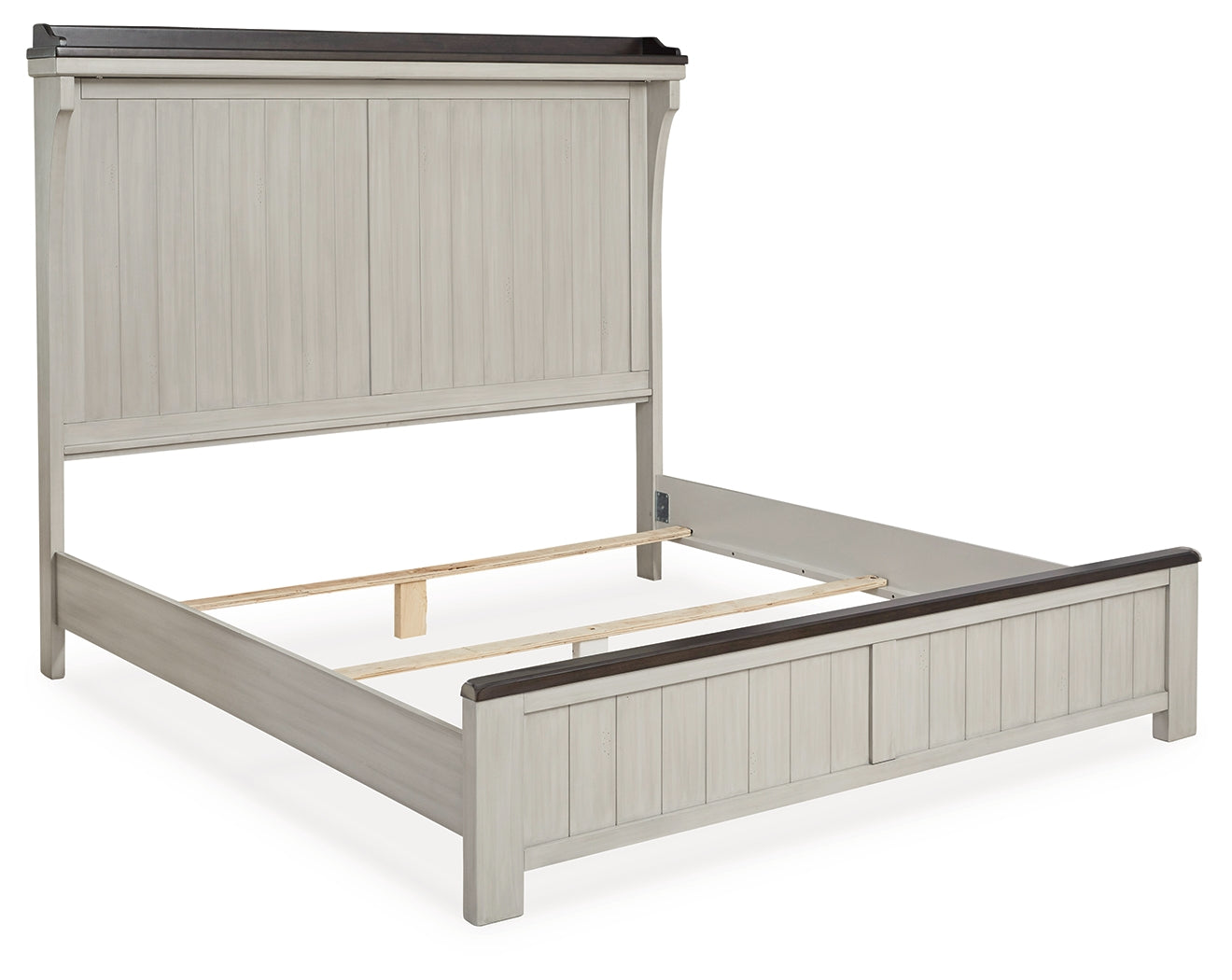 Darborn Gray/Brown King Panel Bed