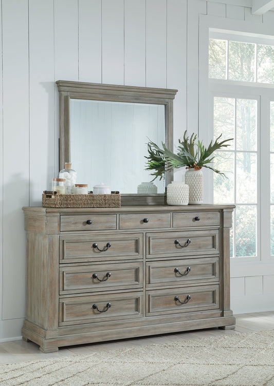 Moreshire Bisque Dresser and Mirror