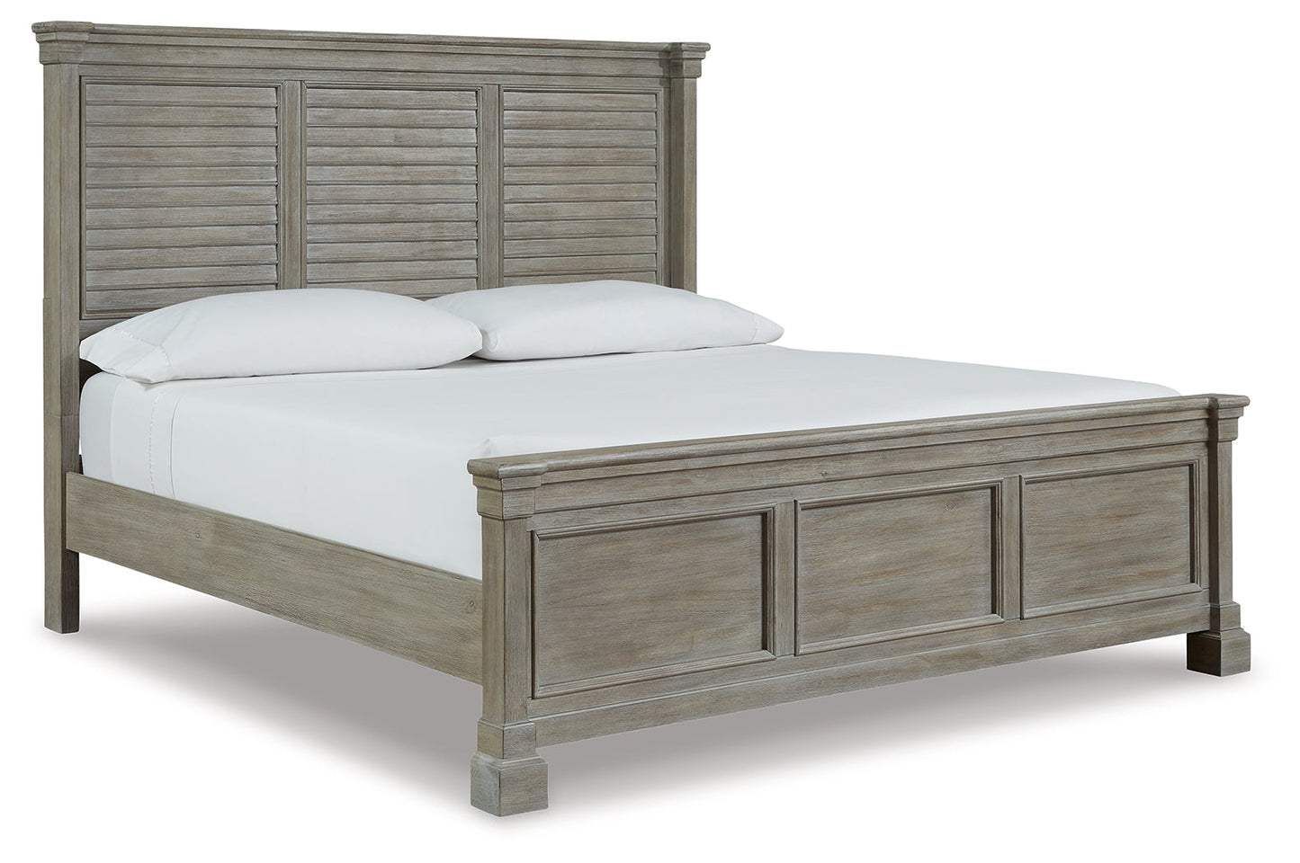 Moreshire Bisque King Panel Bed