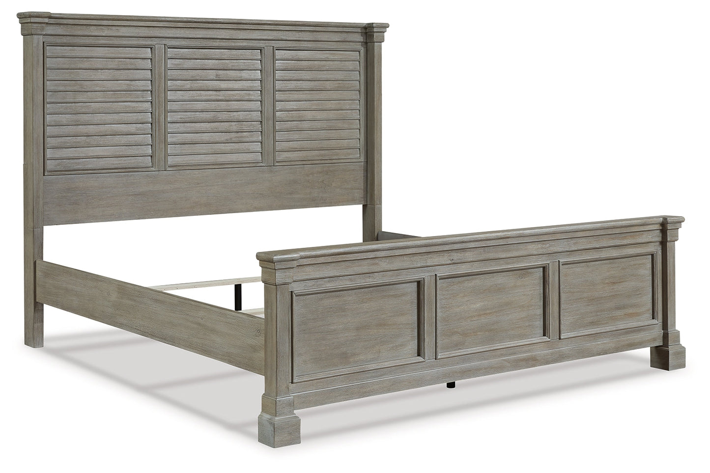 Moreshire Bisque King Panel Bed