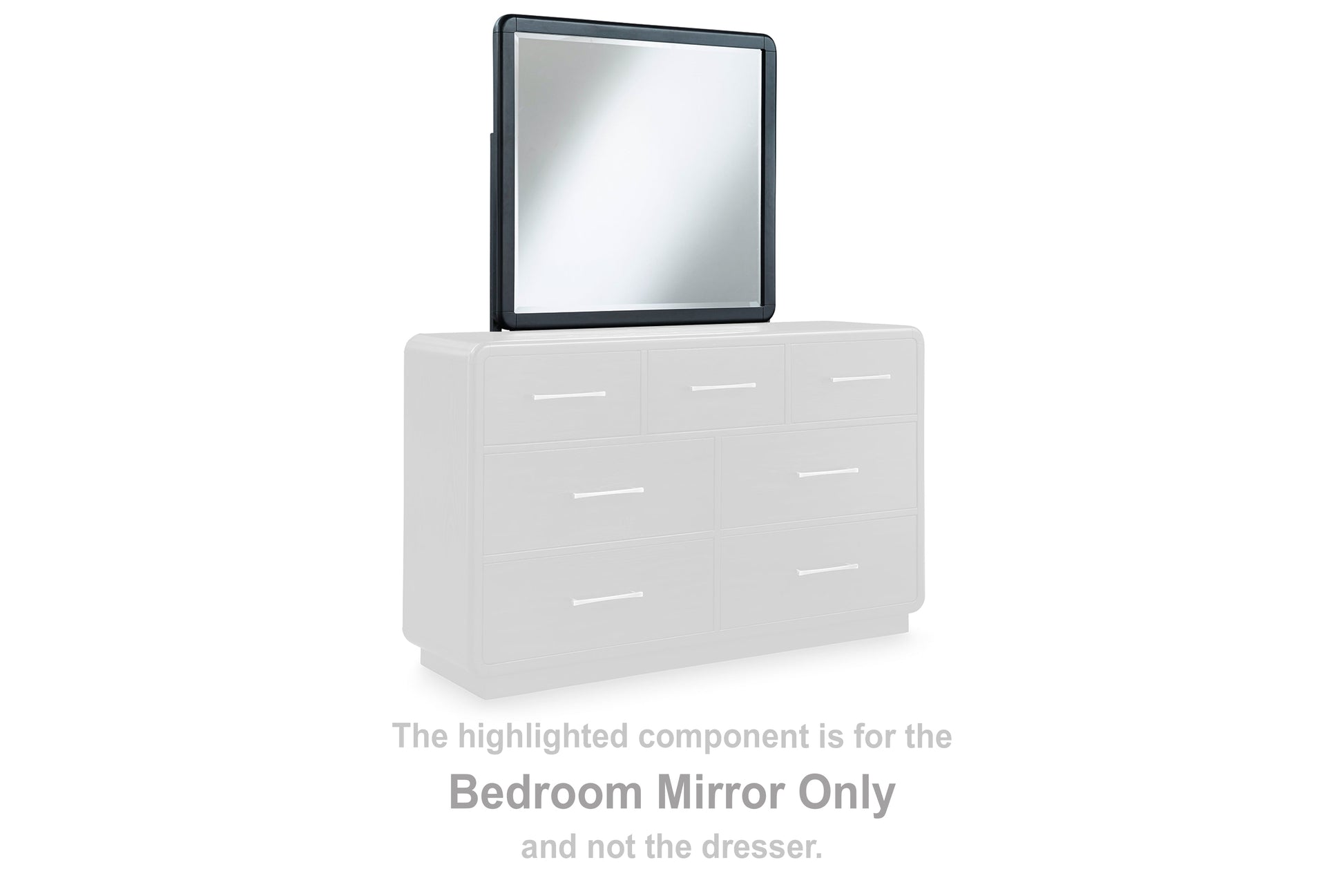 Rowanbeck Black Bedroom Mirror - Ornate Home