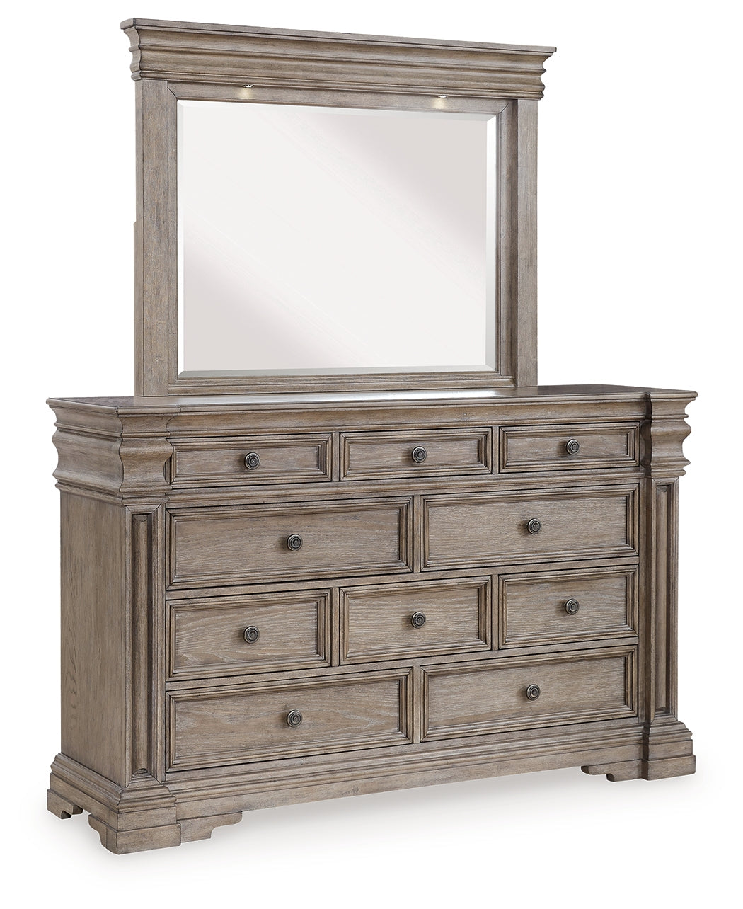 Blairhurst Light Grayish Brown Dresser and Mirror