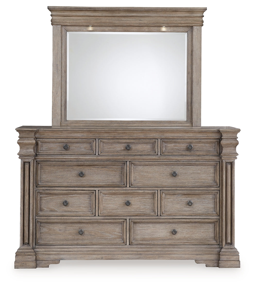 Blairhurst King Panel Bedroom Set with Dresser and Mirror