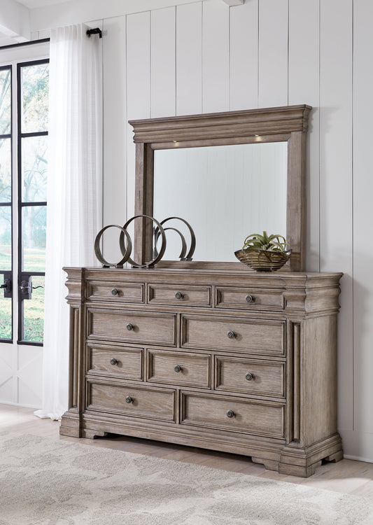 Blairhurst Light Grayish Brown Dresser and Mirror