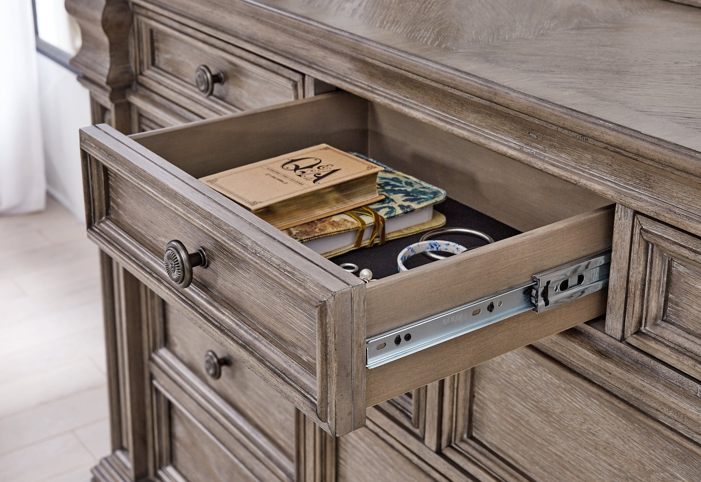 Blairhurst Light Grayish Brown Dresser and Mirror