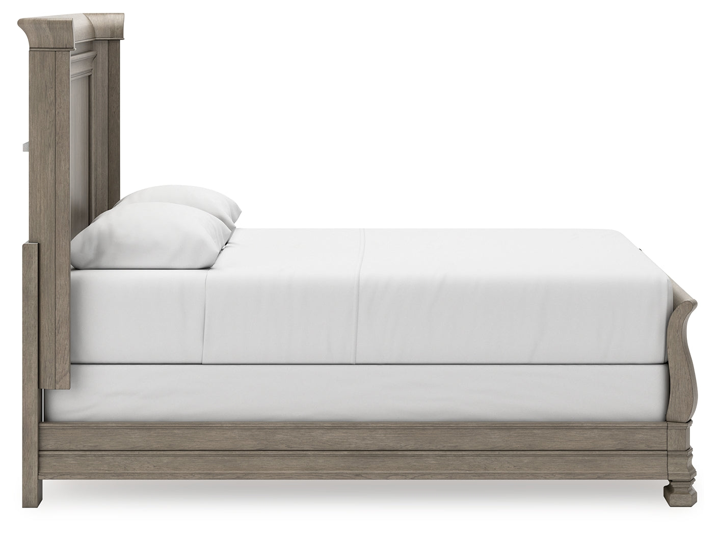 Lexorne Gray Queen Sleigh Bed