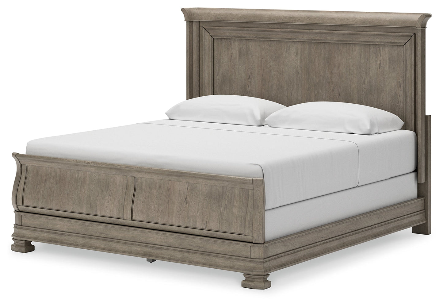 Lexorne Gray King Sleigh Bed