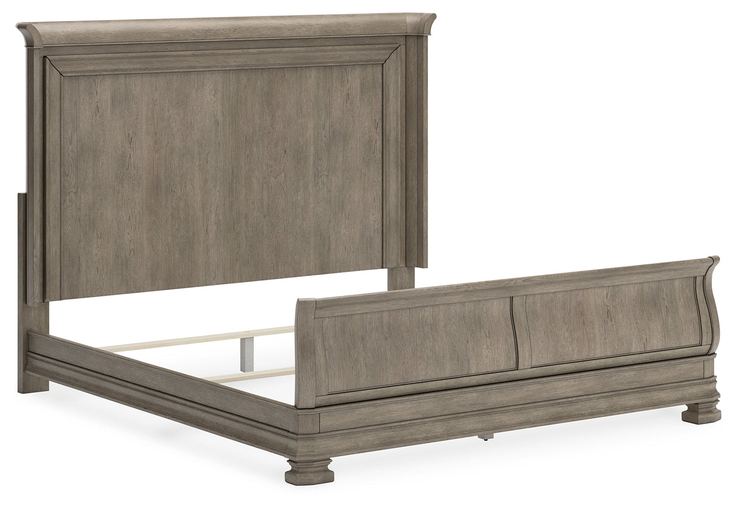 Lexorne Gray King Sleigh Bed