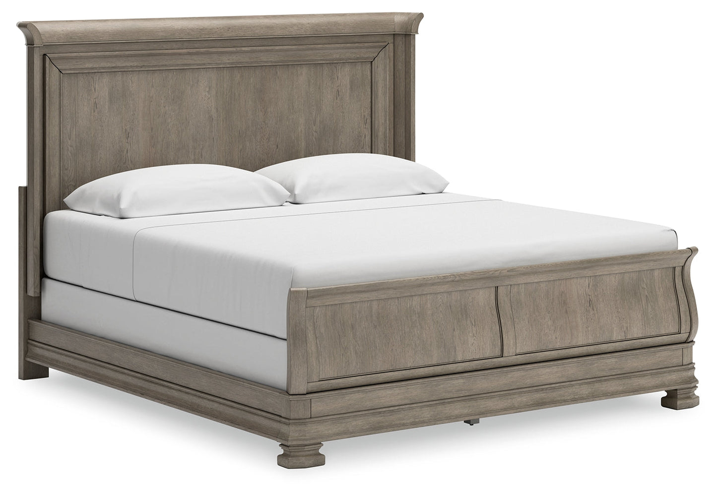 Lexorne Gray King Sleigh Bed