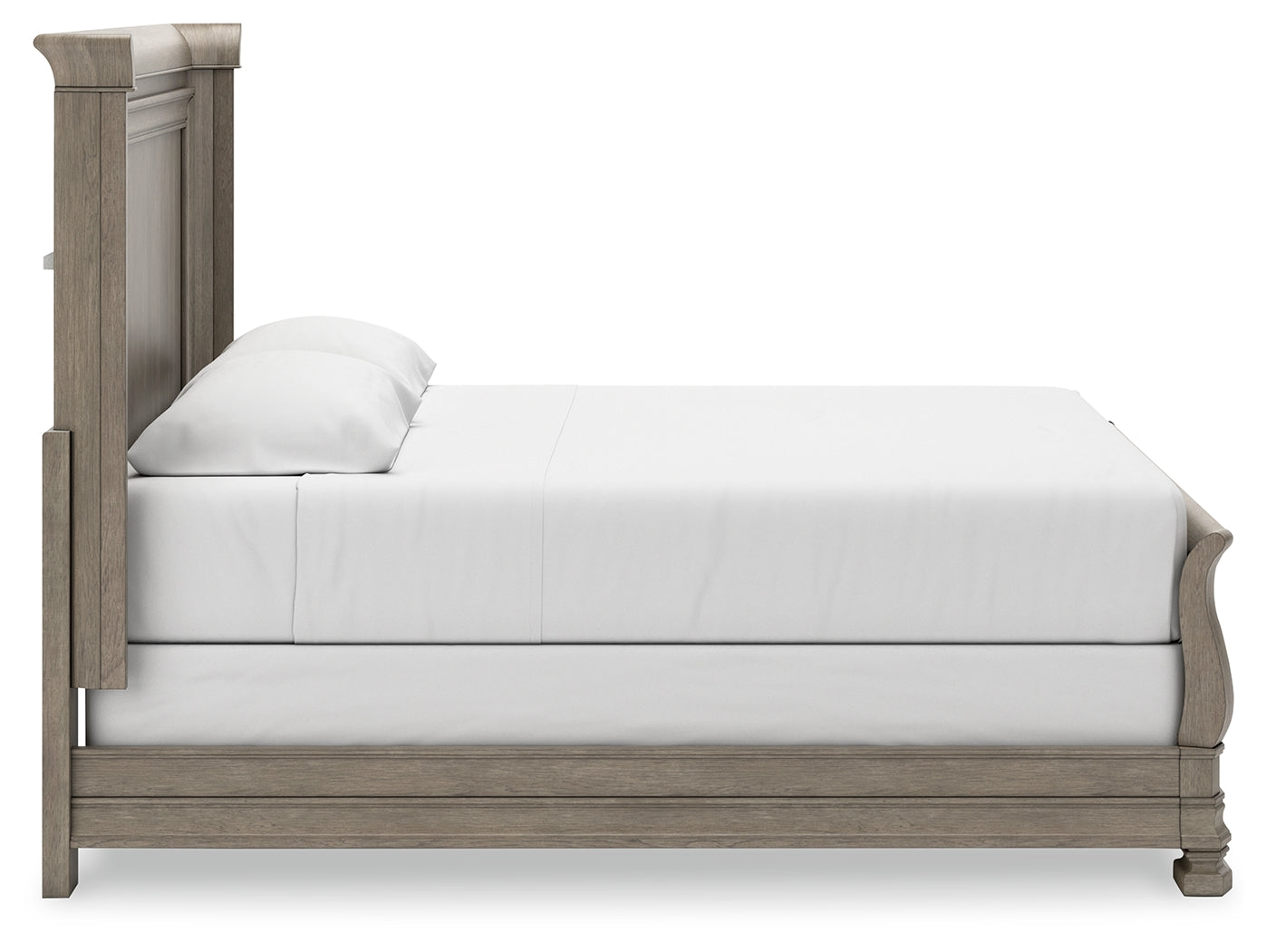 Lexorne Gray King Sleigh Bed