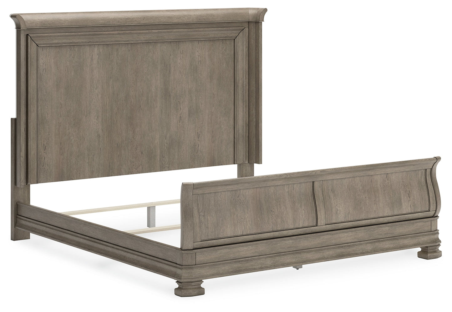 Lexorne Gray California King Sleigh Bed