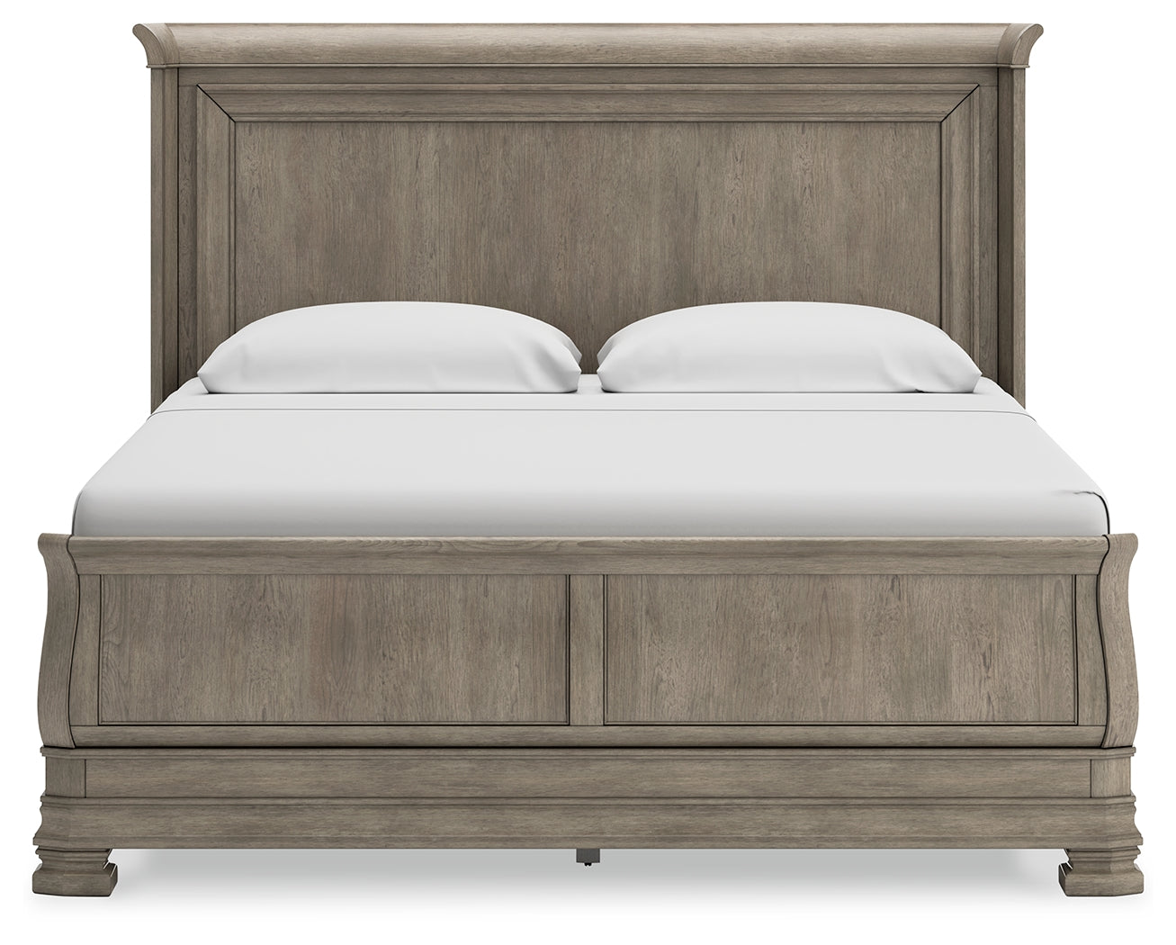 Lexorne Gray California King Sleigh Bed