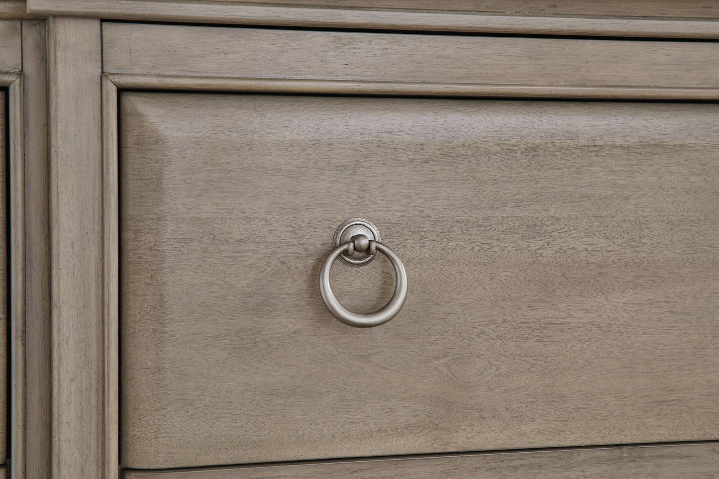 Lexorne Gray Dresser and Mirror