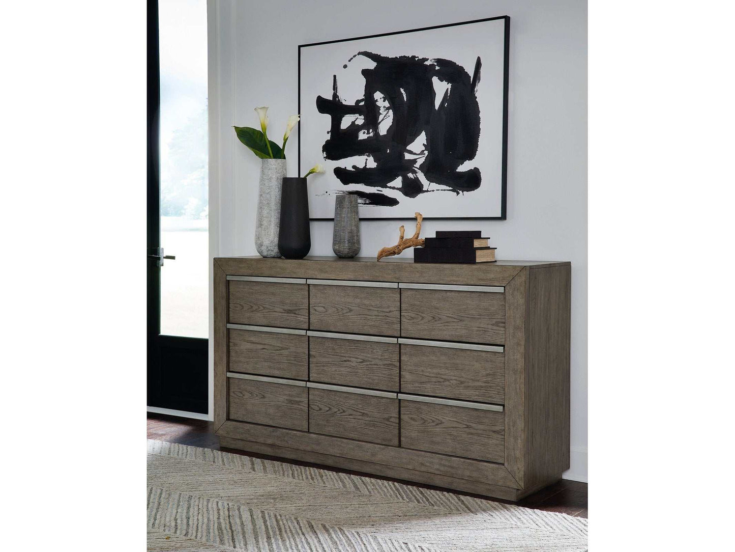 Anibecca Weathered Gray Dresser