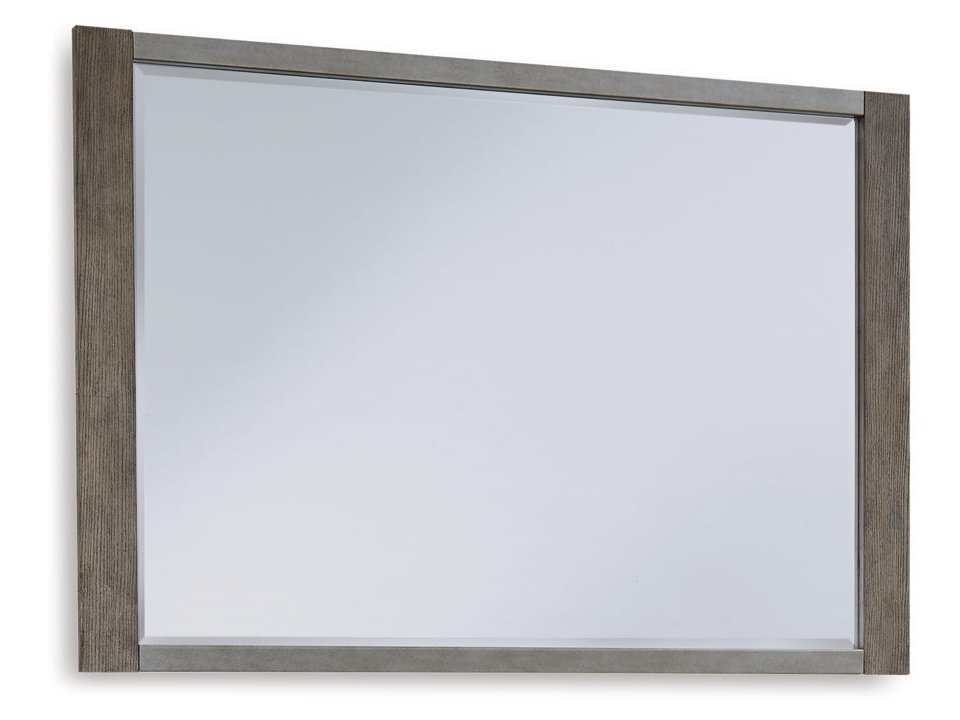 Anibecca Weathered Gray Bedroom Mirror