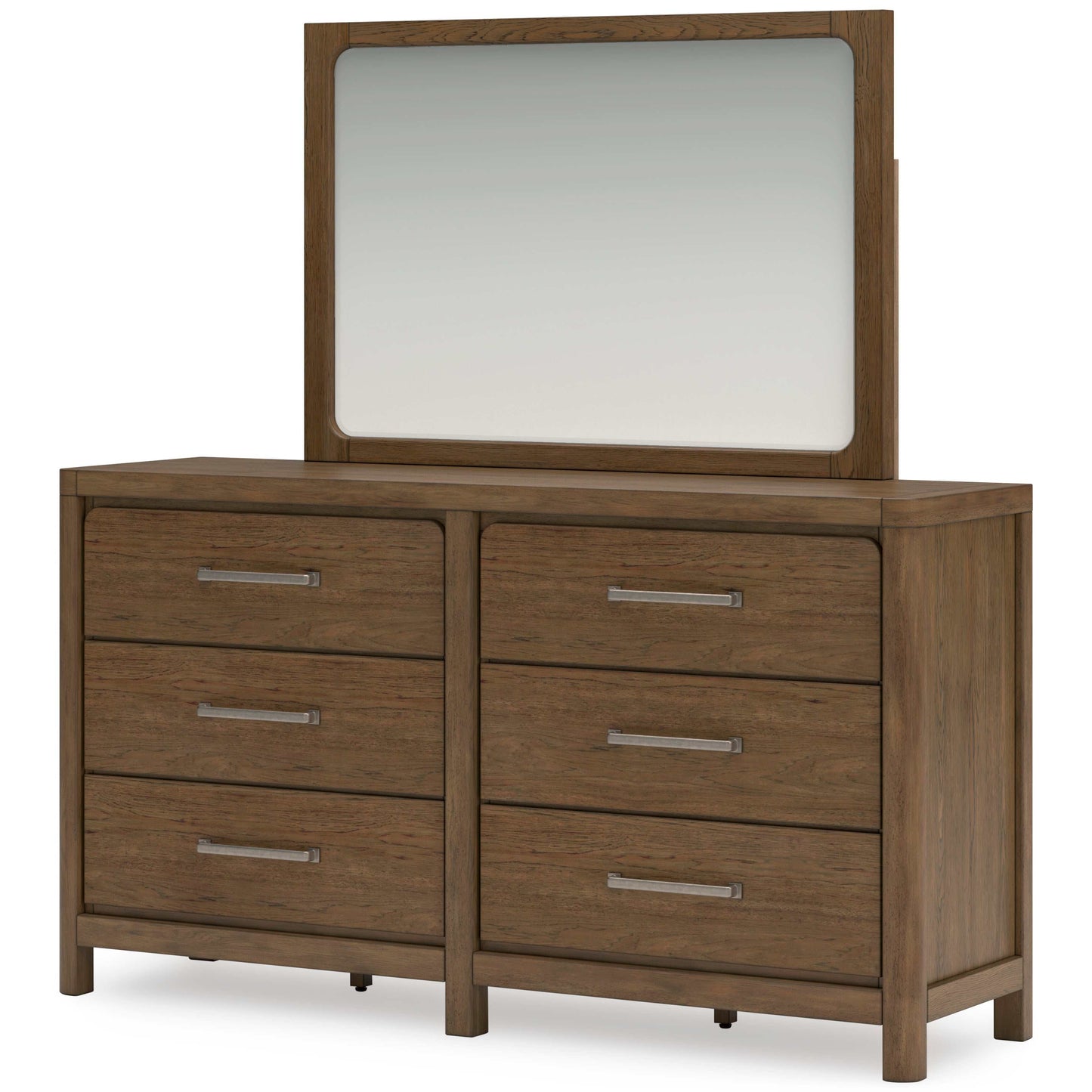 Cabalynn Light Brown Dresser & Mirror