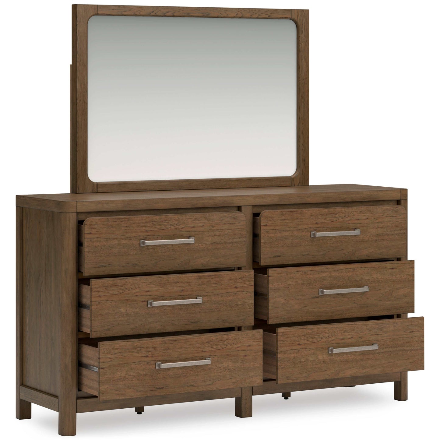 Cabalynn Light Brown Dresser & Mirror