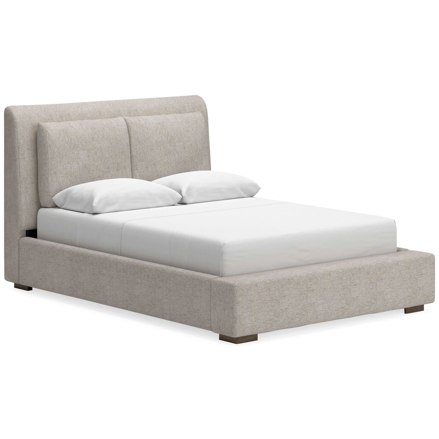 Cabalynn Oatmeal Queen Upholstered Bed