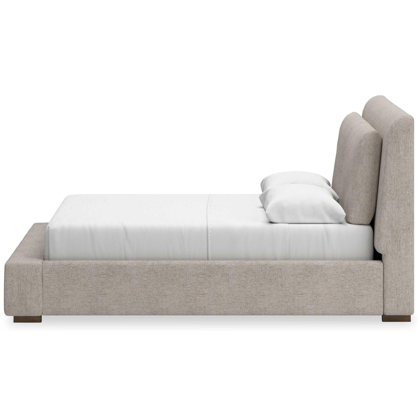 Cabalynn Oatmeal Queen Upholstered Bed